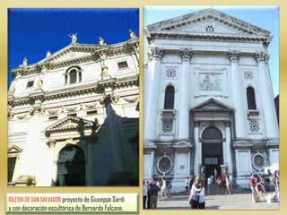 IGLESIA DE SAN SALVADOR proyecto de Giuseppe Sardi y con decoración escultórica de Bernardo Falcone.