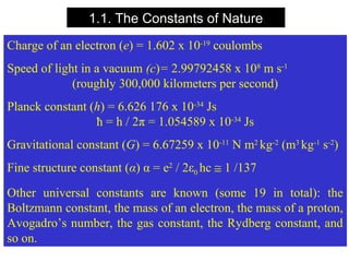 Hc Constant The anthropic principle: science, philosophy or guesswork? | PPT