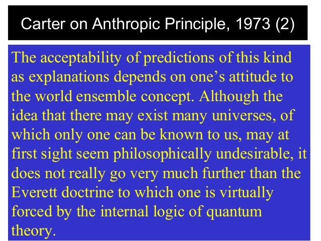 anthropic principle definition anthropic principle definition