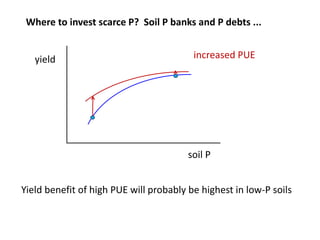 Opportunities for improving phosphorus-use efficiency in crop plants