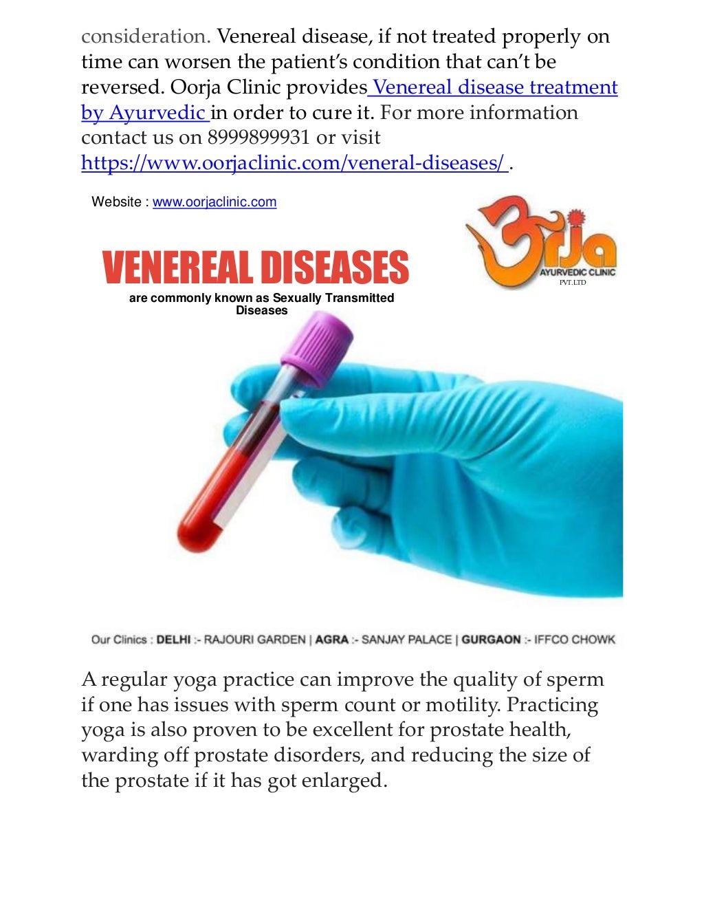 Venereal diseases treatment by Ayurvedic Doctor