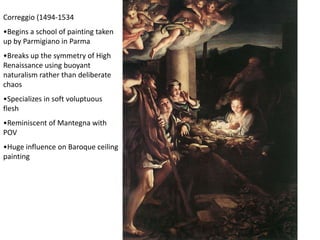 Daring arrangement of figures in space, very naturally grouped