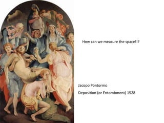 Light makes for a complex spatial arrangementTitian, Madonna of the Pesaro Family , 1519-26