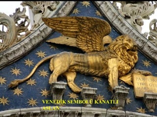 VENEDİK SEMBOLÜ KANATLI ASLAN 