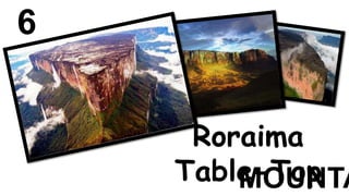 6
Roraima
Table-TopMOUNTA
 