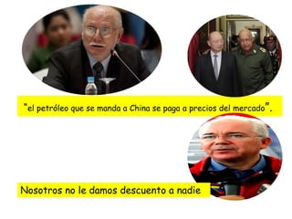 Venezuela  globalizacion  y convenios con china