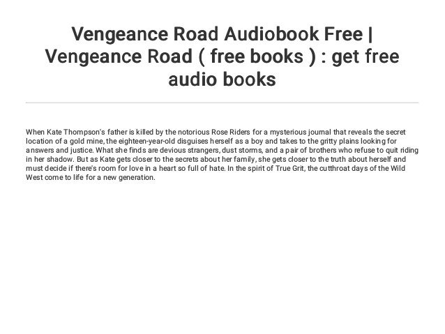 vengeance road book