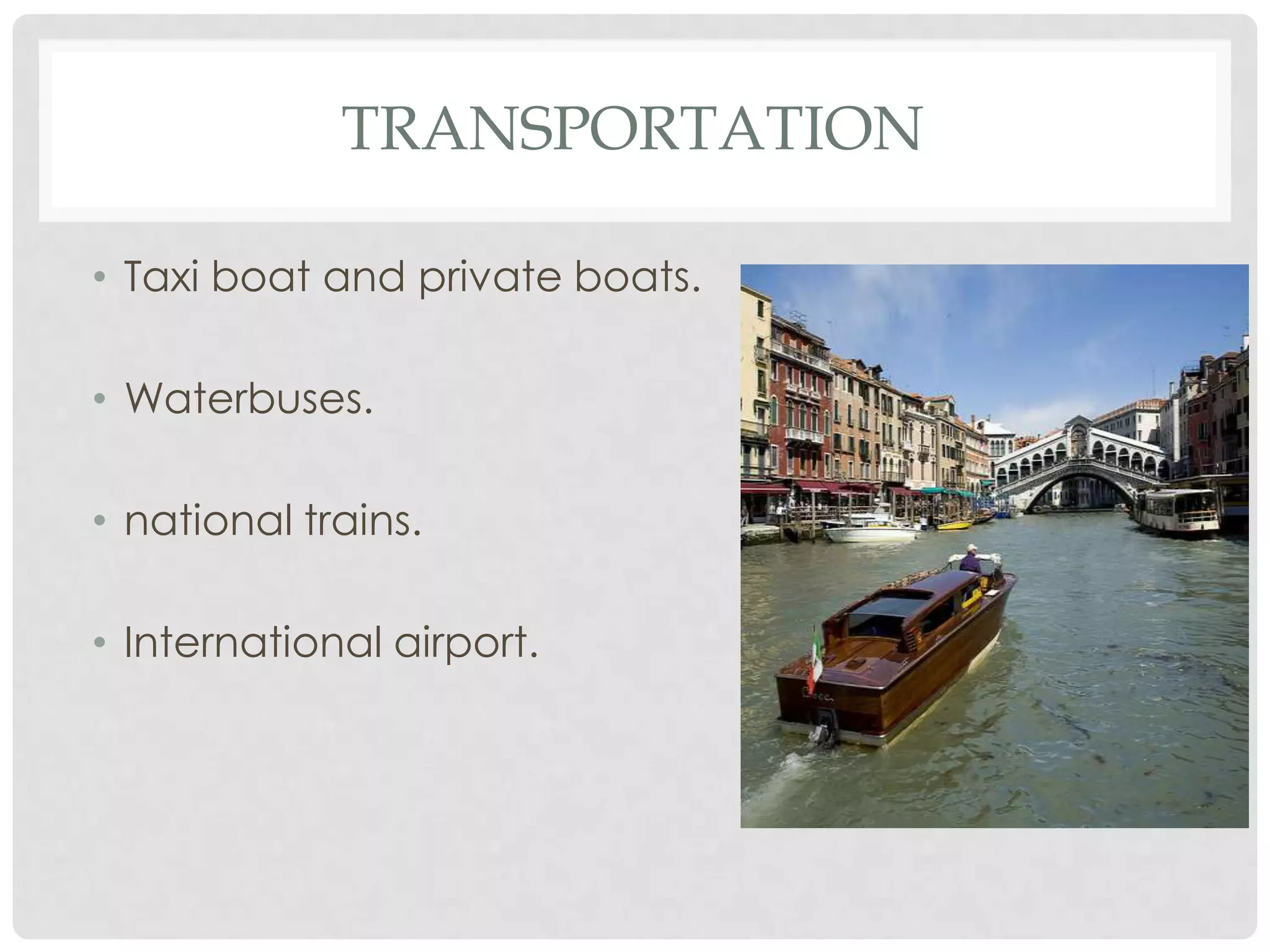 Presentation About Venice | PPTX