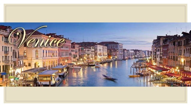 Venice | PPTX | Europe Travel | Travel Locations
