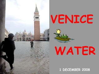 VENICE   1 DECEMBER 2008 WATER 