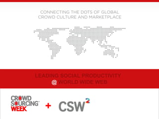 LEADING SOCIAL PRODUCTIVITY
@ WORLD WIDE WEB
+
 