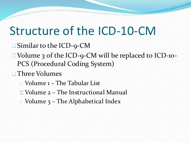 ICD-10-CM - An Introduction