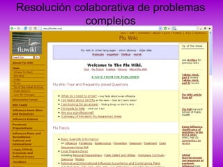 Resolución colaborativa de problemas
complejos
 