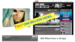 WS ..
                       N VIE
                  ILLIO
              NE B
       ST O
F IR


                       48.5 Million Views in 30 days!
 