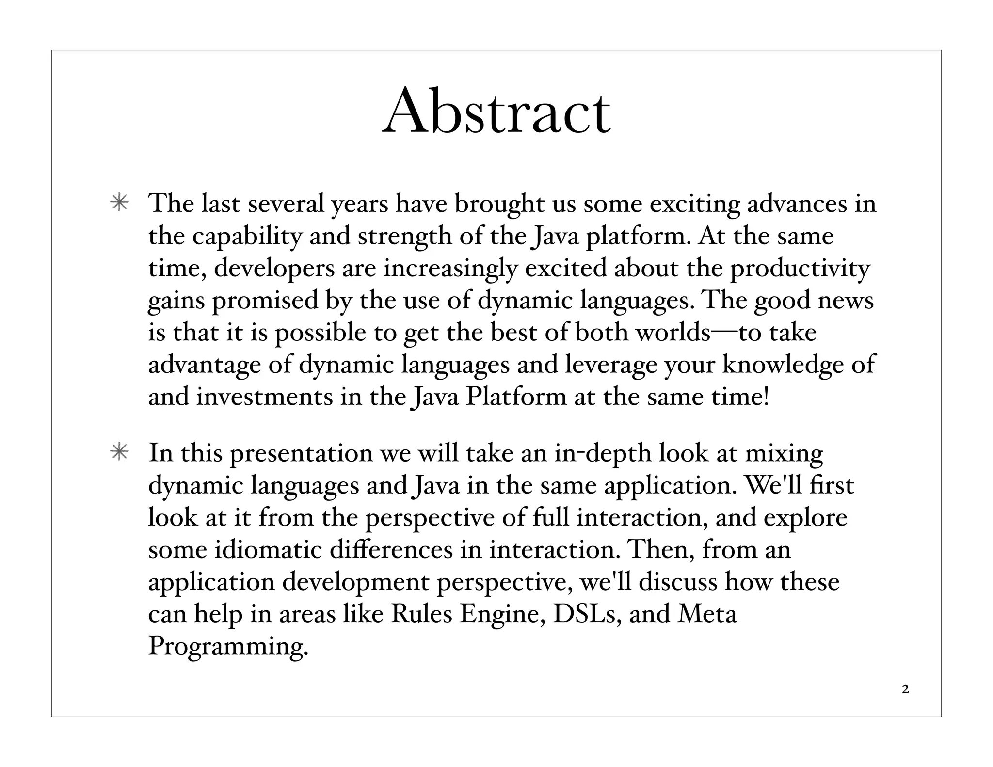 Venkat Subramaniam Blending Java With Dynamic Languages