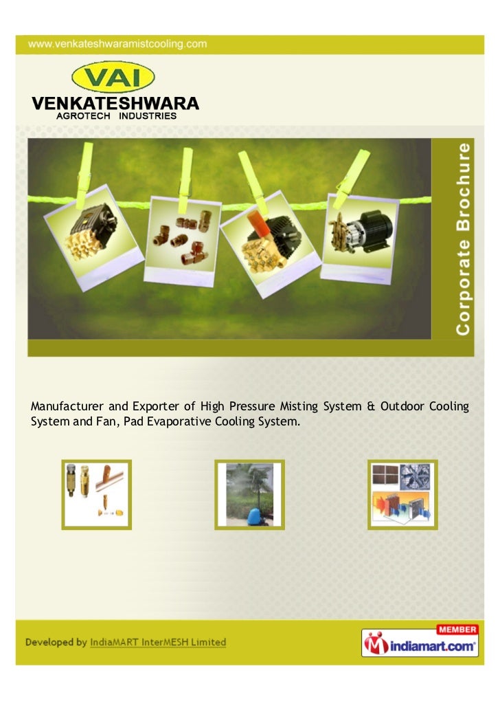 Venkateshwara Agrotech Industries, Pune, Cooling and Misting System