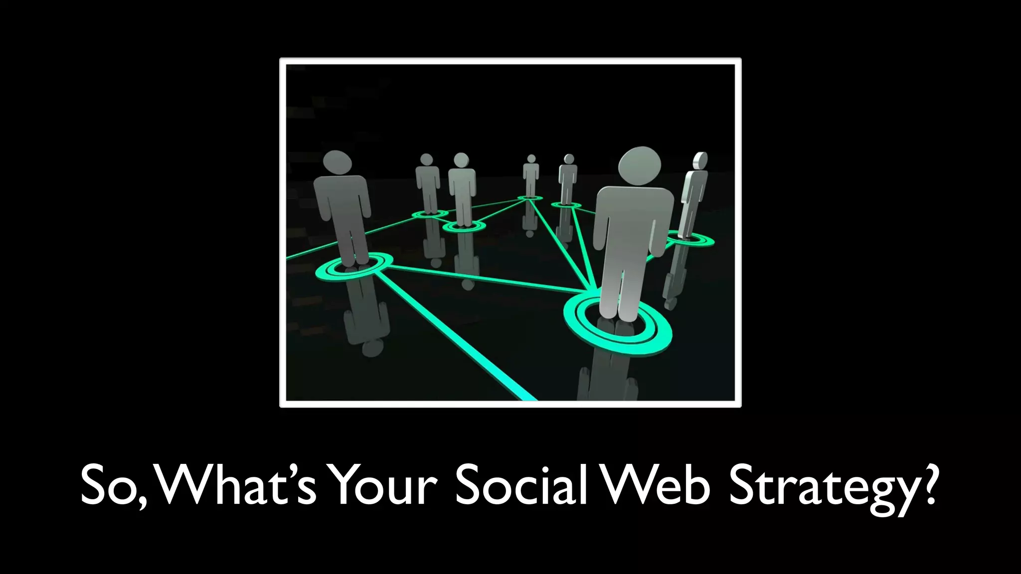 So, What’s Your Social Web Strategy?
 