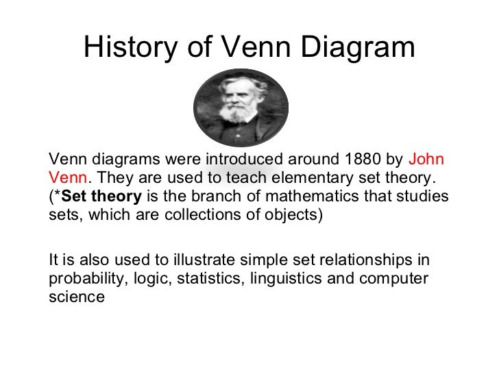 venn diagram history of venn diagram