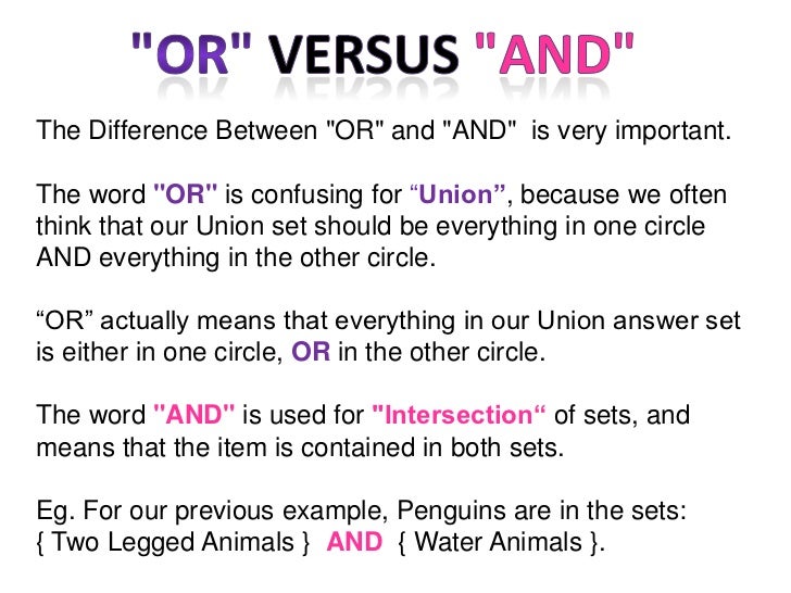 venn diagrams and sets union vs intersection venn diagram