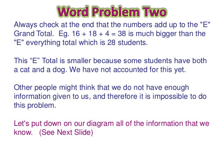 venn diagram word problems venn diagram word problems