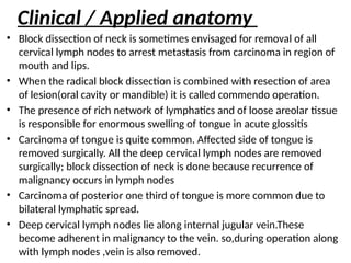 Block Dissection Venous and lymphatic drainage of head and neck.pptx