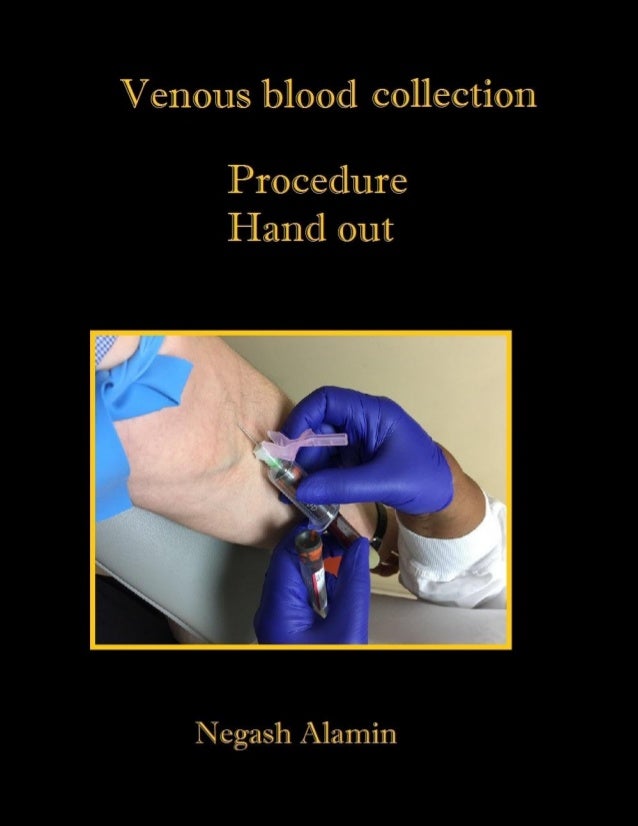 Venous blood collection procedure