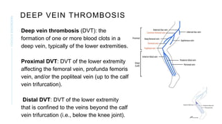 Venous disorders of the lower limbs, general surgery | PPTX