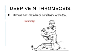 Venous disorders of the lower limbs, general surgery | PPTX