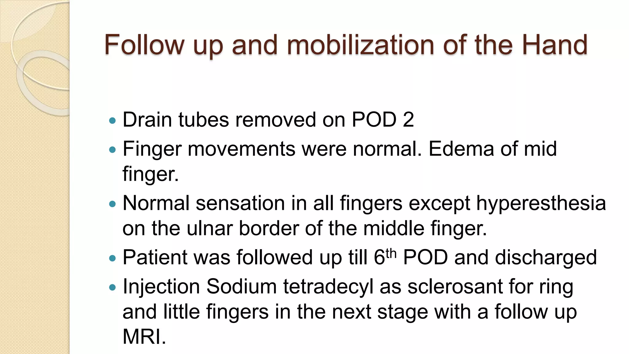 Venous malformation hand | PPTX