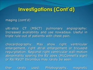 Venous thrombo embolism