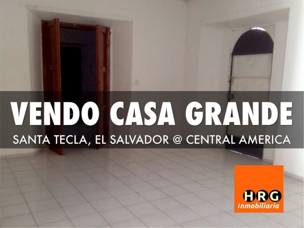 VENDO CASA HOME FOR SALE SANTA TECLA EL SALVADOR