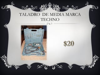 TALADRO DE MEDIA MARCA TECHNO