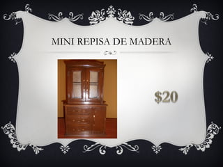 MINI REPISA DE MADERA