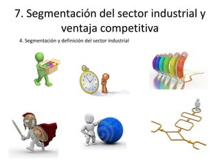 7. Segmentación del sector industrial y
        ventaja competitiva
 4. Segmentación y definición del sector industrial
 