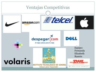 Ventajas Competitivas Equipo: Fernanda Elizabeth Ramón 