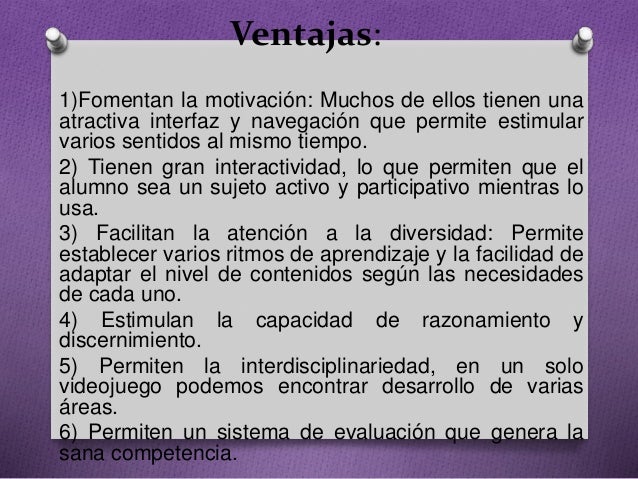 Ventajas desventajas de los videojuegos