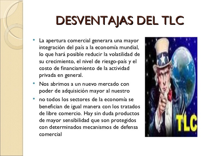 Resultado de imagen de desventajas del tlc wikipedia