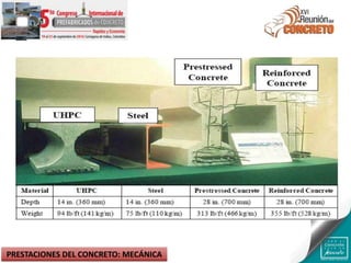 PRESTACIONES DEL CONCRETO: MECÁNICA
 