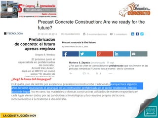LA CONSTRUCCIÓN HOY
 