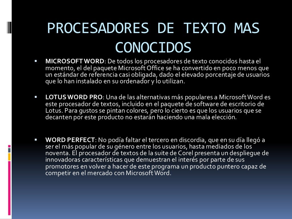 Ventajas de un procesador de texto