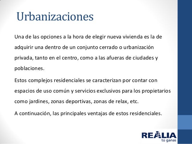 Ventajas de vivir en una urbanización