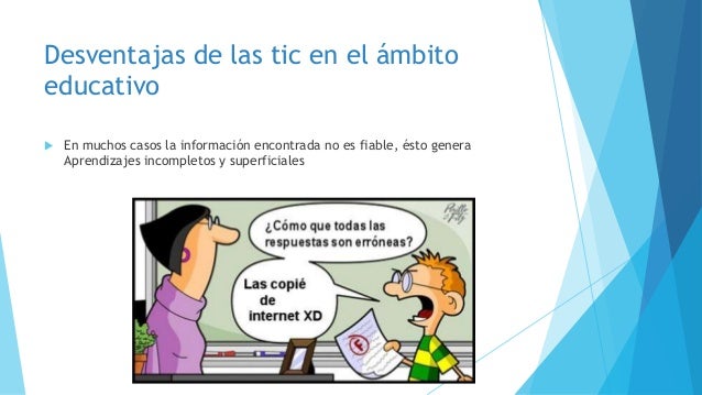 Ventajas E Inconvenientes Tic En El ámbito Educativo