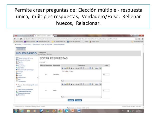Ventajas y desventajas claroline moodle