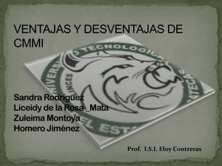 Prof. I.S.I. Eloy Contreras
 