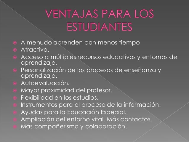 Ventajas y desventajas de las tic