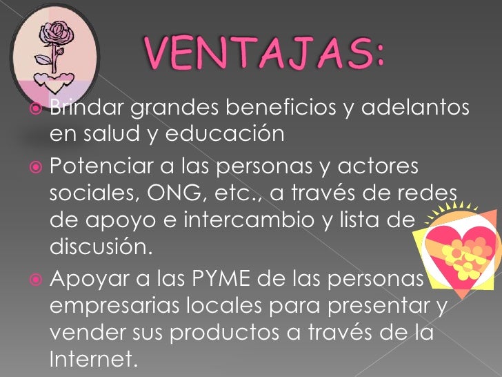 Ventajas y desventajas de las tic´s