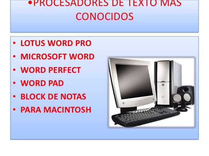 Ventajas y desventajas de los procesadores de texto