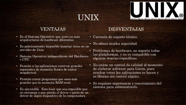 Ventajas y desventajas de los sistemas operativos
