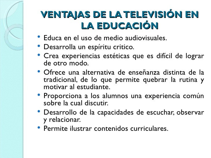 Resultado de imagen para ventajas y desventajas del televisor