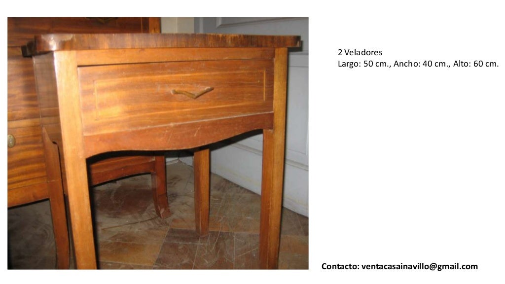 Venta muebles antiguos. Ñuñoa. Santiago. Chile